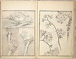 Picture Album of the Floating World (Ukiyo efu) 浮世画譜, Keisai Eisen 渓斎英泉 (Japanese, 1790–1848), Set of three woodblock printed books; ink and color on paper, Japan