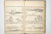 Picture Album of the Floating World (Ukiyo efu) 浮世画譜, Keisai Eisen 渓斎英泉 (Japanese, 1790–1848), Set of three woodblock printed books; ink and color on paper, Japan