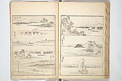 Picture Album of the Floating World (Ukiyo efu) 浮世画譜, Keisai Eisen 渓斎英泉 (Japanese, 1790–1848), Set of three woodblock printed books; ink and color on paper, Japan