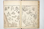 Picture Album of the Floating World (Ukiyo efu) 浮世画譜, Keisai Eisen 渓斎英泉 (Japanese, 1790–1848), Set of three woodblock printed books; ink and color on paper, Japan