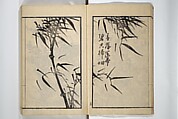Drawings by the Drunken Fuyō (Gazu sui Fuyō) 画図酔芙蓉, Suzuki Fuyō 鈴木芙蓉 (Japanese, 1749–1816), Set of three woodblock printed books bound as a single volume; ink on paper, Japan