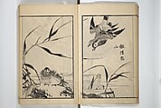 Drawings by the Drunken Fuyō (Gazu sui Fuyō) 画図酔芙蓉, Suzuki Fuyō 鈴木芙蓉 (Japanese, 1749–1816), Set of three woodblock printed books bound as a single volume; ink on paper, Japan