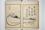 Drawings by the Drunken Fuyō (Gazu sui Fuyō) 画図酔芙蓉, Suzuki Fuyō 鈴木芙蓉 (Japanese, 1749–1816), Set of three woodblock printed books bound as a single volume; ink on paper, Japan