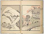 Ichirō Picture Album (Ichirō gafu) 一老画譜, Yashima Gakutei 八島岳亭 (Japanese, 1786?–1868), Woodblock printed book; ink and color on paper, Japan