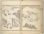 Ichirō Picture Album (Ichirō gafu) 一老画譜, Yashima Gakutei 八島岳亭 (Japanese, 1786?–1868), Woodblock printed book; ink and color on paper, Japan