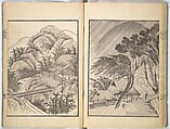 Ichirō Picture Album (Ichirō gafu) 一老画譜, Yashima Gakutei 八島岳亭 (Japanese, 1786?–1868), Woodblock printed book; ink and color on paper, Japan
