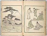 Ichirō Picture Album (Ichirō gafu) 一老画譜, Yashima Gakutei 八島岳亭 (Japanese, 1786?–1868), Woodblock printed book; ink and color on paper, Japan