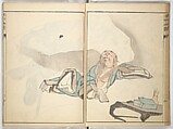 A Thicket of Pictures Without Shapes (Fukei gasō) 不形画藪, Chō Gesshō 張月樵 (Japanese, 1772–1832), Woodblock printed book; ink and color on paper, Japan