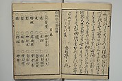 Ideas for Various Things of the Seasons (Shiki Tsukurimono shukō no tane) 四季造物趣向種, Hanzan (Matsukawa) 松川半山 (Japanese, 1820–1882), Set of two woodblock printed books; ink on paper, Japan
