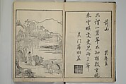 Primer on Eight Varieties of Painting (Hasshu gafu) 八集画譜, Unidentified Artists, Japanese, Set of five woodblock printed books; ink on paper, Japan