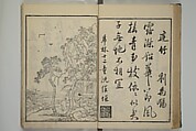 Primer on Eight Varieties of Painting (Hasshu gafu) 八集画譜, Unidentified Artists, Japanese, Set of five woodblock printed books; ink on paper, Japan