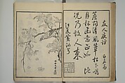 Primer on Eight Varieties of Painting (Hasshu gafu) 八集画譜, Unidentified Artists, Japanese, Set of five woodblock printed books; ink on paper, Japan