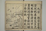 Primer on Eight Varieties of Painting (Hasshu gafu) 八集画譜, Unidentified Artists, Japanese, Set of five woodblock printed books; ink on paper, Japan