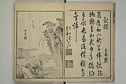 Primer on Eight Varieties of Painting (Hasshu gafu) 八集画譜, Unidentified Artists, Japanese, Set of five woodblock printed books; ink on paper, Japan