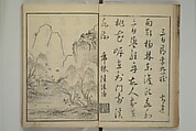Primer on Eight Varieties of Painting (Hasshu gafu) 八集画譜, Unidentified Artists, Japanese, Set of five woodblock printed books; ink on paper, Japan