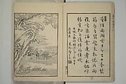Primer on Eight Varieties of Painting (Hasshu gafu) 八集画譜, Unidentified Artists, Japanese, Set of five woodblock printed books; ink on paper, Japan