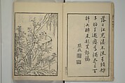 Primer on Eight Varieties of Painting (Hasshu gafu) 八集画譜, Unidentified Artists, Japanese, Set of five woodblock printed books; ink on paper, Japan
