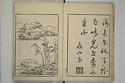 Primer on Eight Varieties of Painting (Hasshu gafu) 八集画譜, Unidentified Artists, Japanese, Set of five woodblock printed books; ink on paper, Japan