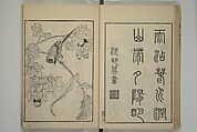 Primer on Eight Varieties of Painting (Hasshu gafu) 八集画譜, Unidentified Artists, Japanese, Set of five woodblock printed books; ink on paper, Japan