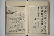 Primer on Eight Varieties of Painting (Hasshu gafu) 八集画譜, Unidentified Artists, Japanese, Set of five woodblock printed books; ink on paper, Japan