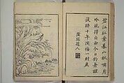 Primer on Eight Varieties of Painting (Hasshu gafu) 八集画譜, Unidentified Artists, Japanese, Set of five woodblock printed books; ink on paper, Japan
