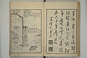 Primer on Eight Varieties of Painting (Hasshu gafu) 八集画譜, Unidentified Artists, Japanese, Set of five woodblock printed books; ink on paper, Japan