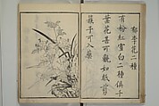 Primer on Eight Varieties of Painting (Hasshu gafu) 八集画譜, Unidentified Artists, Japanese, Set of five woodblock printed books; ink on paper, Japan