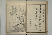 Primer on Eight Varieties of Painting (Hasshu gafu) 八集画譜, Unidentified Artists, Japanese, Set of five woodblock printed books; ink on paper, Japan