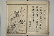 Primer on Eight Varieties of Painting (Hasshu gafu) 八集画譜, Unidentified Artists, Japanese, Set of five woodblock printed books; ink on paper, Japan