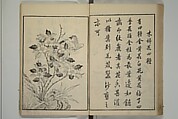 Primer on Eight Varieties of Painting (Hasshu gafu) 八集画譜, Unidentified Artists, Japanese, Set of five woodblock printed books; ink on paper, Japan
