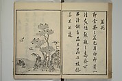 Primer on Eight Varieties of Painting (Hasshu gafu) 八集画譜, Unidentified Artists, Japanese, Set of five woodblock printed books; ink on paper, Japan