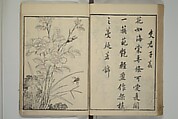 Primer on Eight Varieties of Painting (Hasshu gafu) 八集画譜, Unidentified Artists, Japanese, Set of five woodblock printed books; ink on paper, Japan