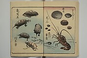 Picture Book for the Practice of Drawing (Ehon tebikigusa) 絵本手引草, Utagawa Hiroshige 歌川広重 (Japanese, Tokyo (Edo) 1797–1858 Tokyo (Edo)), Woodblock printed book; ink and color on paper, Japan
