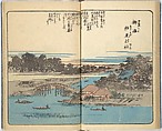 Picture Book of the Souvenirs of Edo (Ehon Edo miyage) 絵本江戸土産, Utagawa Hiroshige (Japanese, Tokyo (Edo) 1797–1858 Tokyo (Edo)), Set of ten woodblock printed books; ink and color on paper, Japan