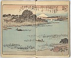 Picture Book of the Souvenirs of Edo (Ehon Edo miyage) 絵本江戸土産, Utagawa Hiroshige (Japanese, Tokyo (Edo) 1797–1858 Tokyo (Edo)), Set of ten woodblock printed books; ink and color on paper, Japan