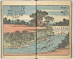 Picture Book of the Souvenirs of Edo (Ehon Edo miyage) 絵本江戸土産, Utagawa Hiroshige (Japanese, Tokyo (Edo) 1797–1858 Tokyo (Edo)), Set of ten woodblock printed books; ink and color on paper, Japan