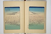 One Hundred Views of Mount Fuji (Fujimi hyakuzu) 富士見百図, Utagawa Hiroshige 歌川広重 (Japanese, Tokyo (Edo) 1797–1858 Tokyo (Edo)), Woodblock printed book; ink and color on paper, Japan