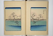 One Hundred Views of Mount Fuji (Fujimi hyakuzu) 富士見百図, Utagawa Hiroshige 歌川広重 (Japanese, Tokyo (Edo) 1797–1858 Tokyo (Edo)), Woodblock printed book; ink and color on paper, Japan