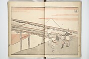 Picture Album of Road Pictures (of the Tōkaidō Road) (Dōchū gafu) 道中画譜, Totoya Hokkei 魚屋北渓 (Japanese, 1780–1850), Woodblock printed book; ink and color on paper, Japan