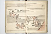 Picture Album of Road Pictures (of the Tōkaidō Road) (Dōchū gafu) 道中画譜, Totoya Hokkei 魚屋北渓 (Japanese, 1780–1850), Woodblock printed book; ink and color on paper, Japan