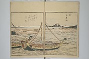 Picture Book of the Pleasures of the East (Ehon azuma asobi) 画本東都遊, Katsushika Hokusai 葛飾北斎 (Japanese, Tokyo (Edo) 1760–1849 Tokyo (Edo)), Set of two woodblock printed books; ink and color on paper, Japan