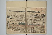 Picture Book of the Pleasures of the East (Ehon azuma asobi) 画本東都遊, Katsushika Hokusai 葛飾北斎 (Japanese, Tokyo (Edo) 1760–1849 Tokyo (Edo)), Set of two woodblock printed books; ink and color on paper, Japan