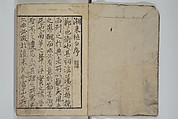 Collection of Short Poems in Chinese from Itako (Itako zekku shū) 潮来絶句集, Katsushika Hokusai 葛飾北斎 (Japanese, Tokyo (Edo) 1760–1849 Tokyo (Edo)), Woodblock printed book; ink and color on paper, Japan