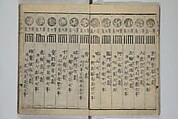 The Mountains of Husband and Wife (Onyo imoseyama) 阥阦妹背山, Katsushika Hokusai 葛飾北斎 (Japanese, Tokyo (Edo) 1760–1849 Tokyo (Edo)), Set of six woodblock printed books; ink on paper, Japan