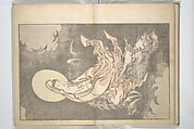 A Realistic Sketchbook by Hokusai (Hokusai shashin gafu) 北斎写真画譜, Katsushika Hokusai 葛飾北斎 (Japanese, Tokyo (Edo) 1760–1849 Tokyo (Edo)), Woodblock printed book (orihon, accordion-style); ink and color on paper, Japan