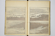 Transmitting the Spirit, Revealing the Form of Things, Volume 1 to 15 of Hokusai Sketchbooks (Denshin kaishu: Hokusai manga, shohen–jugohen) 伝神開手北斎漫画 初編-十五編, Katsushika Hokusai 葛飾北斎 (Japanese, Tokyo (Edo) 1760–1849 Tokyo (Edo)), Set of fifteen woodblock printed books; ink and color on paper, Japan