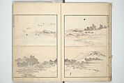 Transmitting the Spirit, Revealing the Form of Things, Volume 1 to 15 of Hokusai Sketchbooks (Denshin kaishu: Hokusai manga, shohen–jugohen) 伝神開手北斎漫画 初編-十五編, Katsushika Hokusai 葛飾北斎 (Japanese, Tokyo (Edo) 1760–1849 Tokyo (Edo)), Set of fifteen woodblock printed books; ink and color on paper, Japan