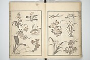 Transmitting the Spirit, Revealing the Form of Things, Volume 1 to 15 of Hokusai Sketchbooks (Denshin kaishu: Hokusai manga, shohen–jugohen) 伝神開手北斎漫画 初編-十五編, Katsushika Hokusai 葛飾北斎 (Japanese, Tokyo (Edo) 1760–1849 Tokyo (Edo)), Set of fifteen woodblock printed books; ink and color on paper, Japan