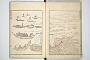 Transmitting the Spirit, Revealing the Form of Things, Volume 1 to 15 of Hokusai Sketchbooks (Denshin kaishu: Hokusai manga, shohen–jugohen) 伝神開手北斎漫画 初編-十五編, Katsushika Hokusai 葛飾北斎 (Japanese, Tokyo (Edo) 1760–1849 Tokyo (Edo)), Set of fifteen woodblock printed books; ink and color on paper, Japan