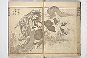 Picture Book of Chinese and Japanese Warriors (Wakan ehon sakigake) 和漢 絵本魁, Katsushika Hokusai (Japanese, Tokyo (Edo) 1760–1849 Tokyo (Edo)), Woodblock printed book; ink on paper, Japan